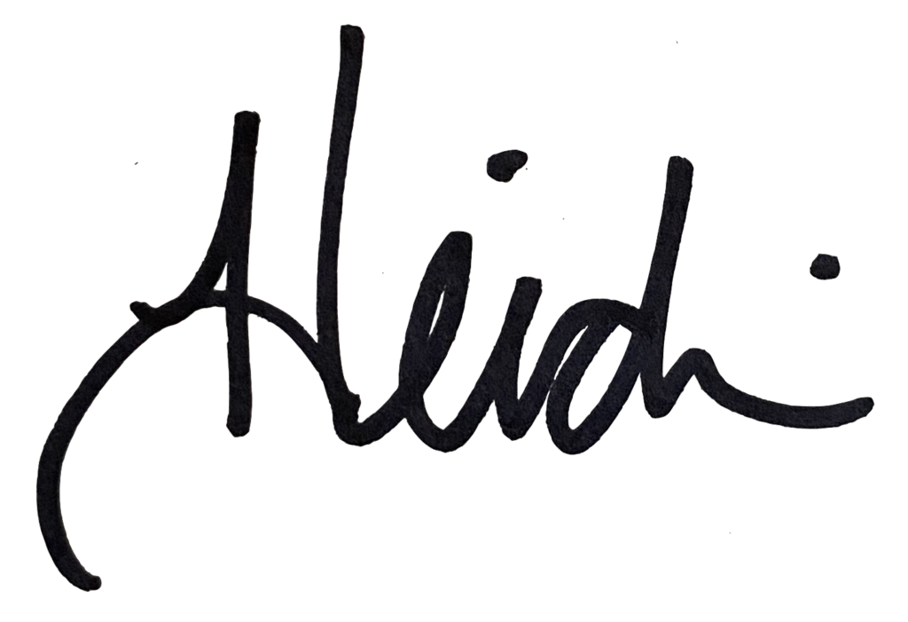 Heidi Signature